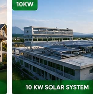 10 KW solar installation